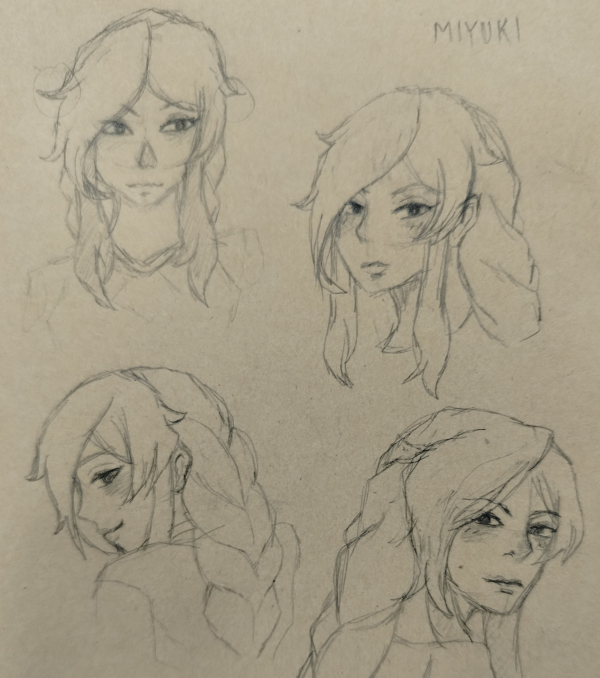 Boceto de la apariencia de Miyuki