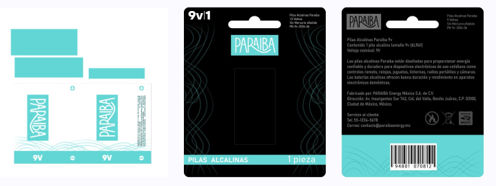 Diseño del empaque y pilas